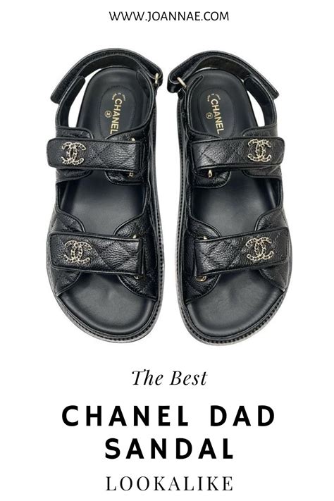 chanel sandals velcro dupe|chanel dad sandals 2020 price.